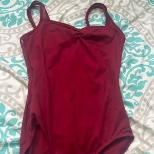Red/Maroon Leotard (w/ mesh)
